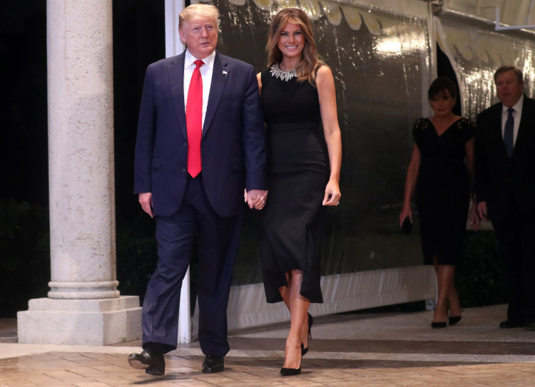 U.S. President Trump and First Lady Melania Trump attend their Christmas Eve party at Mar-a-Lago