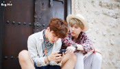 “Suga and Jimin once again playing the ‘who is Jimin who is Suga’ game.