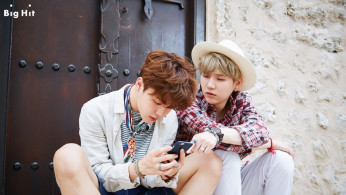 “Suga and Jimin once again playing the ‘who is Jimin who is Suga’ game.