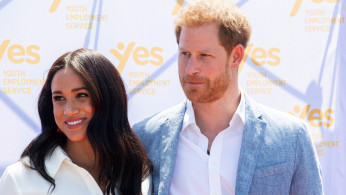 FILE PHOTO: Britain's Prince Harry and Meghan visit South Africa