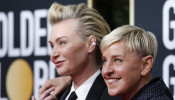 Portia de Rossi and Ellen DeGeneres