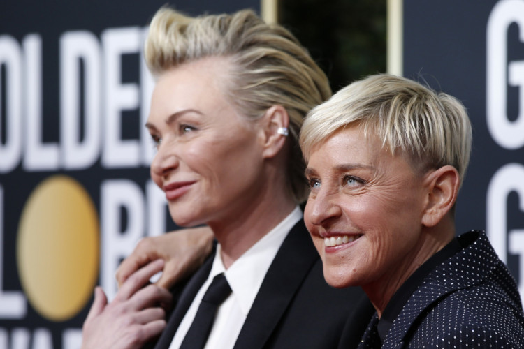Portia de Rossi and Ellen DeGeneres