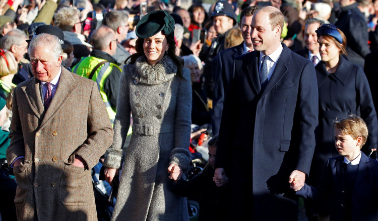 Royal Family's Christmas Day service on the Sandringham estate in eastern England