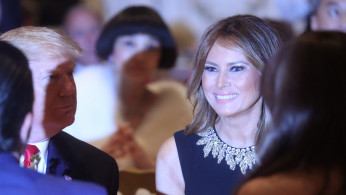 U.S. President Trump and First Lady Melania Trump attend their Christmas Eve party at Mar-a-Lago