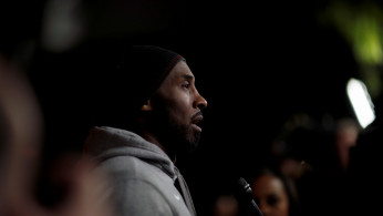 Former NBA player Bryant attends a community screening for the film 