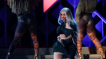 Cardi B performs during Z100's iHeartRadio Jingle Ball 2018 concert