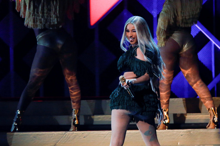 Cardi B performs during Z100's iHeartRadio Jingle Ball 2018 concert