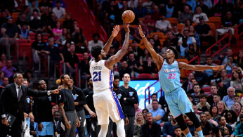 NBA: Philadelphia 76ers at Miami Heat