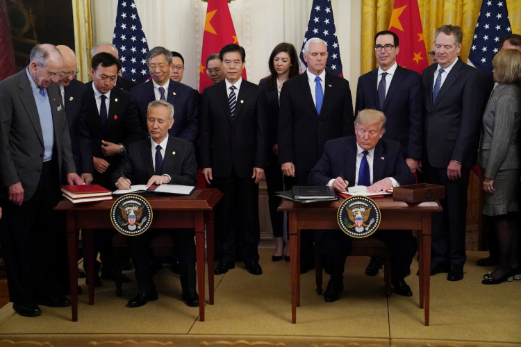 US China Sign Phase One Trade Deal