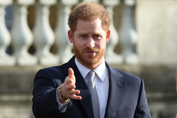 Britain's Prince Harry attends draw for the Rugby League World Cup in London