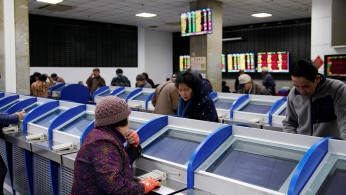 Investors in Shanghai