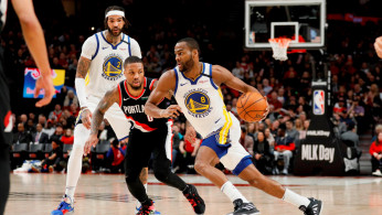 NBA: Golden State Warriors at Portland Trail Blazers