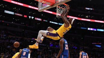 NBA: New York Knicks at Los Angeles Lakers