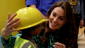 Britain's Catherine, Duchess of Cambridge, visits Thinktank, Birmingham Science Museum, in Birmingham