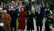 FILE PHOTO: Members of Royal family arrive at St Mary Magdalene's church for the Royal Family's Christmas Day service on the Sandringham estate in eastern England