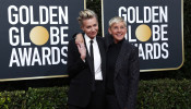 77th Golden Globe Awards - Arrivals - Beverly Hills, California, U.S., January 5, 2020 - Portia de Rossi and Ellen DeGeneres. REUTERS/Mario Anzuoni