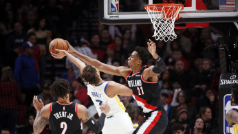 NBA: Golden State Warriors at Portland Trail Blazers