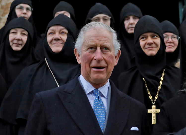FILE PHOTO: Britain's Prince Charles visits Russian Orthodox Church of Mary Magdalene on the Mount of Olives in Jerusalem