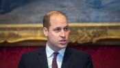 Britain's Prince William attends a meeting of the United for Wildlife Taskforces