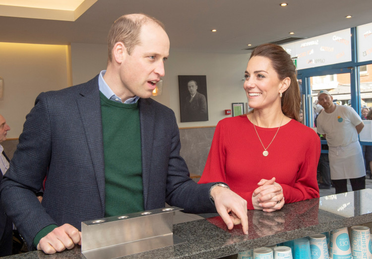 Prince William, Duke of Cambridge and Catherine, Duchess of Cambridge visit Joe’s Ice Cream Parlour in the Mumbles Swansea