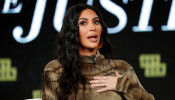 Television personality Kim Kardashian attends a panel for the documentary 