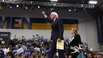 Democratic U.S. presidential candidate Senator Bernie Sanders