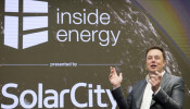 FILE PHOTO: Elon Musk, Chairman of SolarCity and CEO of Tesla Motors, speaks at SolarCity?s Inside Energy Summit in Midtown, New York