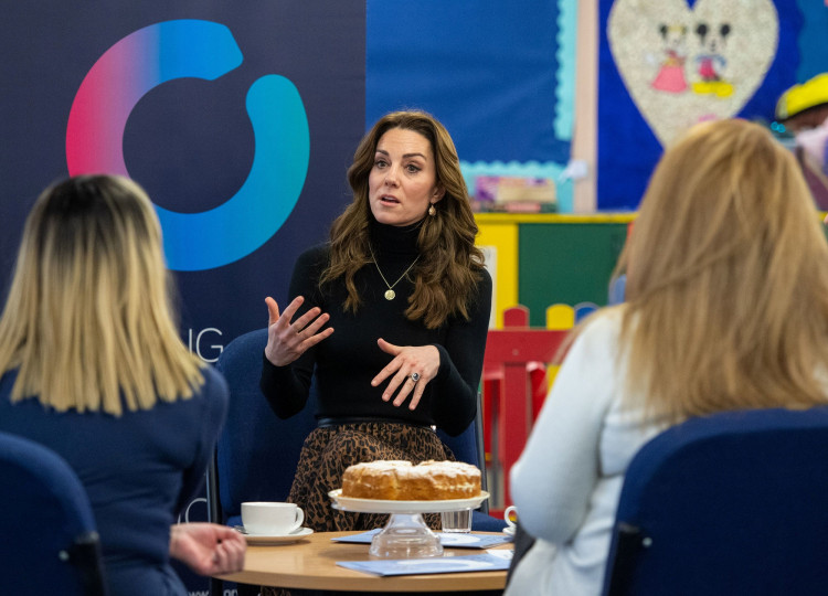 Britain's Catherine, Duchess of Cambridge, visits HM Prison Send in Surrey