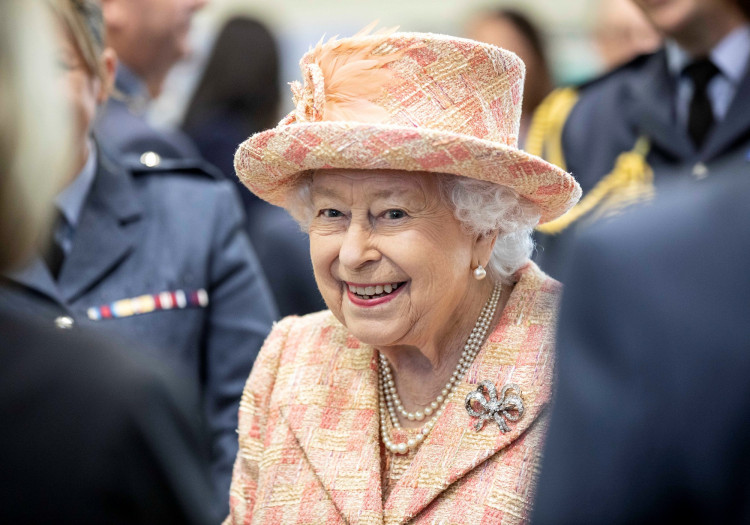 Britain's Queen Elizabeth tours F-35B Lightning II at RAF Marham