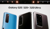 TM Roh of Samsung Electronics unveils the Galaxy S20, S20+ and S20 Ultra smartphones during Samsung Galaxy Unpacked 2020 in San Francisco