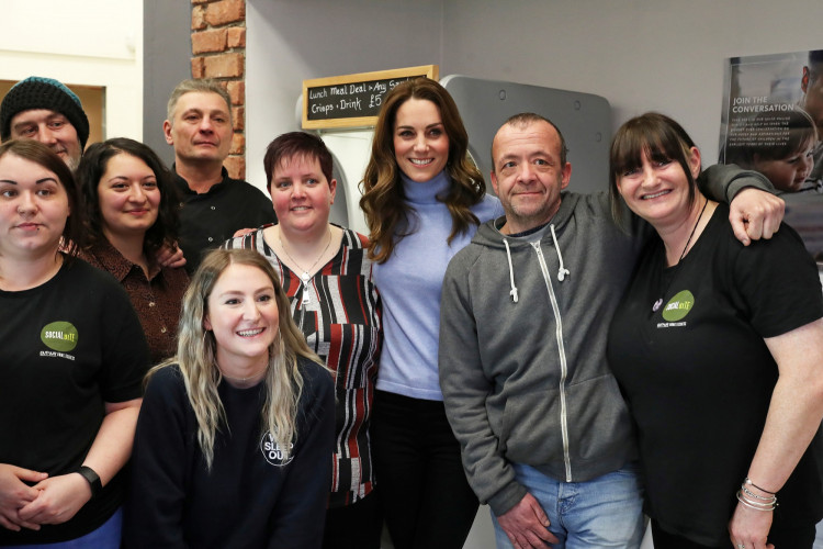 Britain's Catherine, Duchess of Cambridge, visits Aberdeen