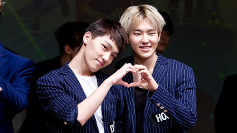 Dino and Hoshi of SEVENTEEN