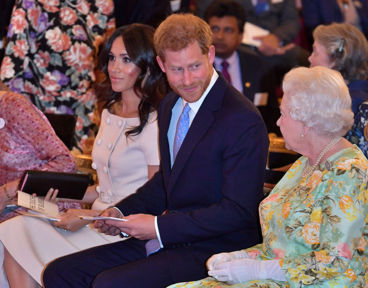 Queen Elizabeth II, Prince Harry and Meghan Markle