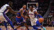 NBA: New York Knicks at Detroit Pistons