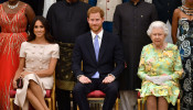 Queen Elizabeth II, Prince Harry, Meghan Markle