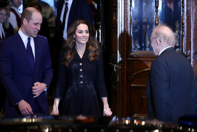 Prince William and Catherine depart the Noel Coward Theatre in London