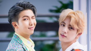 RM and Jin of BTS