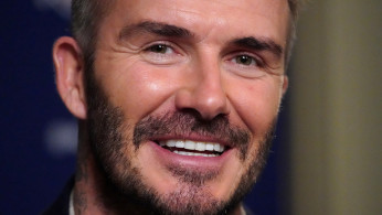Former soccer player and MLS team owner David Beckham speaks during an interview in the Manhattan borough of New York City