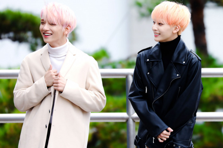 Joshua Hong and Yoon Jeonghan of SEVENTEEN`