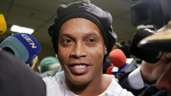 Ronaldinho leaves Paraguay's Supreme Court after testifying in Asuncion