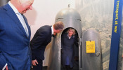 Britain's Prince Charles and Camilla, Duchess of Cornwall visit the London Transport Museum in London