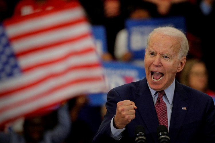 Democratic U.S. presidential candidate and former Vice President Joe Biden