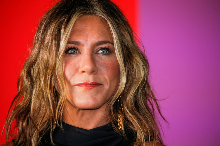 FILE PHOTO: Jennifer Aniston arrives at the global premiere for "The Morning Show" at the Lincoln Center in the Manhattan borough of New York City, U.S., October 28, 2019. REUTERS/Eduardo Munoz/File Photo