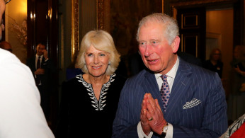 Britain's Prince Charles and Camilla, Duchess of Cornwall attend the Commonwealth Reception at Marlborough House, in London