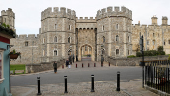 General view outside Windsor Castle as the number of coronavirus cases grow around the world