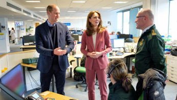 Britain's Prince William and Catherine, Duchess of Cambridge, visit London Ambulance Service