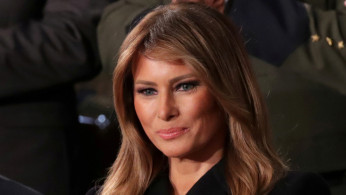 FILE PHOTO: First lady Melania Trump listens to U.S. President Donald Trump's State of the Union address at the U.S. Capitol in Washington
