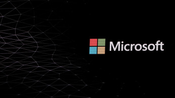 The Microsoft logo is pictured ahead of the Mobile World Congress in Barcelona, Spain