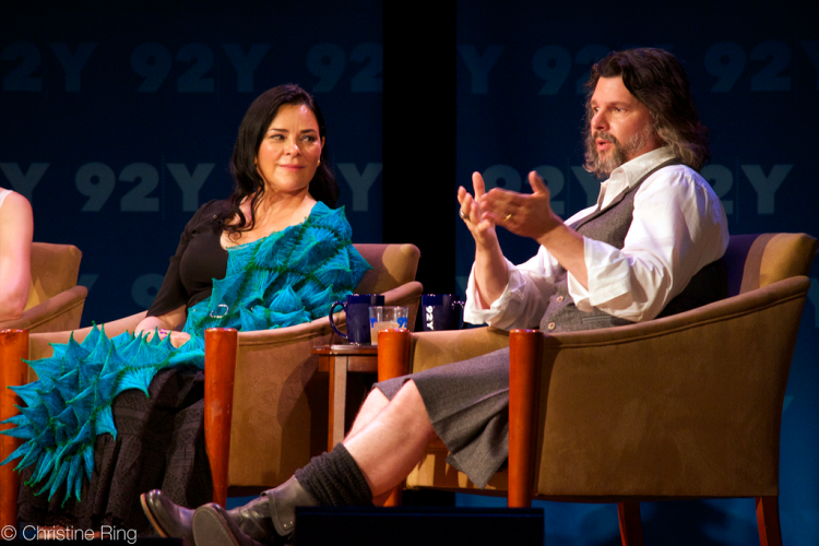Diana Gabaldon and Ronald D. Moore Outlander Premiere in NY