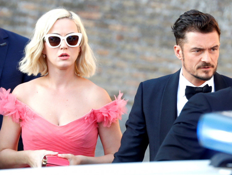 Singer Katy Perry and actor Orlando Bloom